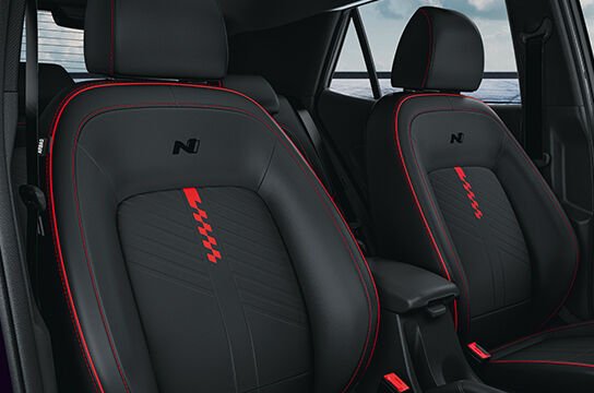 Leather^ seats with N logo