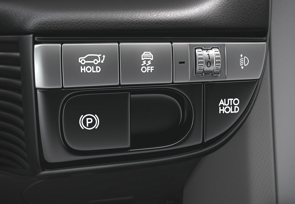 Electric parking brake (EPB)Allows convenient parking of the vehicle with touch of a button.