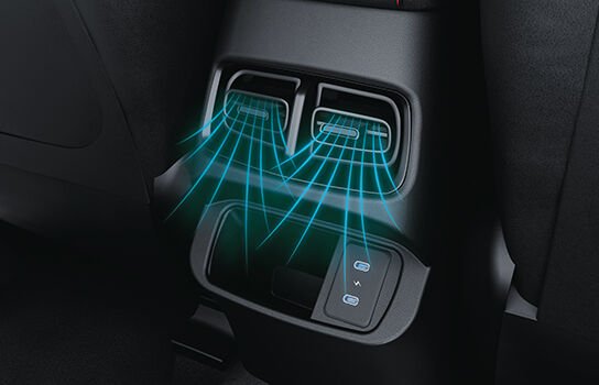 Rear AC vents