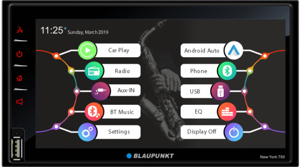 BLAUPUNKT-NEW YORK 750-6.75"(17.15CM)-REAR CAMERA