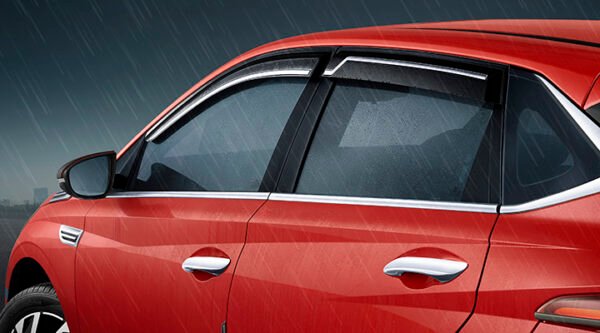 DOOR VISOR CHROME INSERT