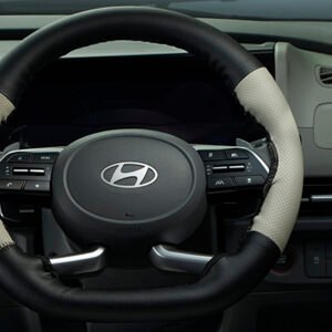 STEERING WHEEL COVER- BEIGE