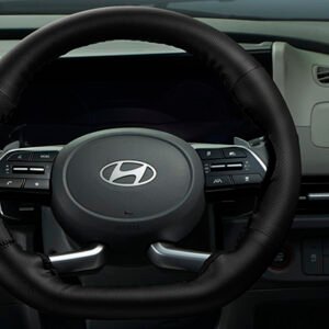STEERING WHEEL COVER- BLACK