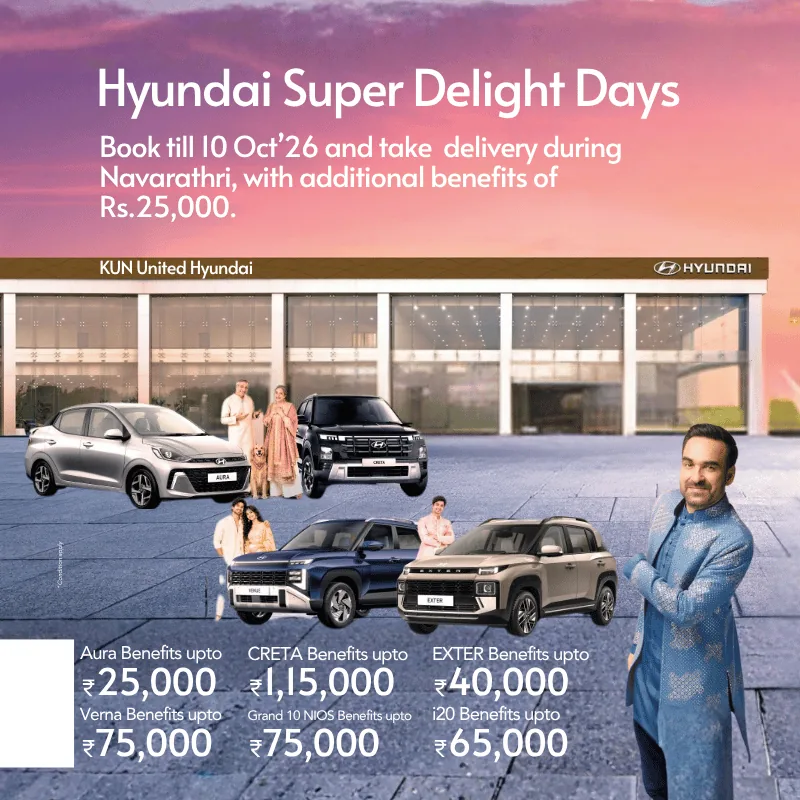 Hyundai festive offers - offers at KUN Hyundai Hyderabad